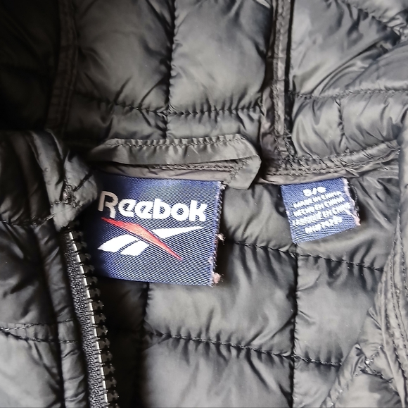 Reebok Kids Black Quilted Jacket - Picture 5 of 10